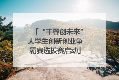“丰翼创未来”大学生创新创业争霸赛选拔赛启动