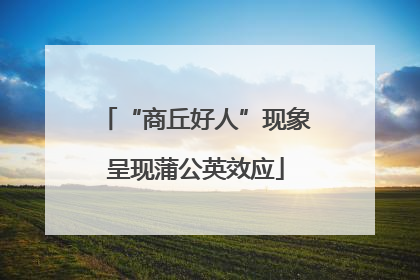 “商丘好人”现象呈现蒲公英效应