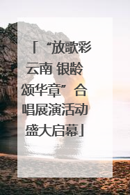 “放歌彩云南 银龄颂华章”合唱展演活动盛大启幕