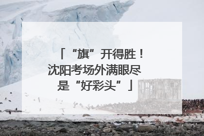 “旗”开得胜！沈阳考场外满眼尽是“好彩头”