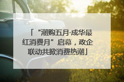 “潮购五月·成华最红消费月”启幕，政企联动共掀消费热潮