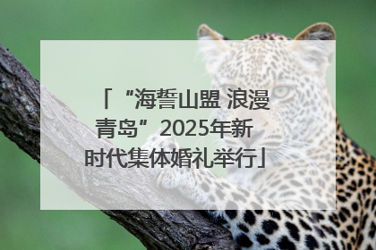 “海誓山盟 浪漫青岛”2025年新时代集体婚礼举行
