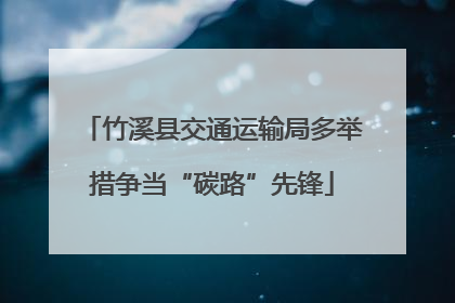 竹溪县交通运输局多举措争当“碳路”先锋
