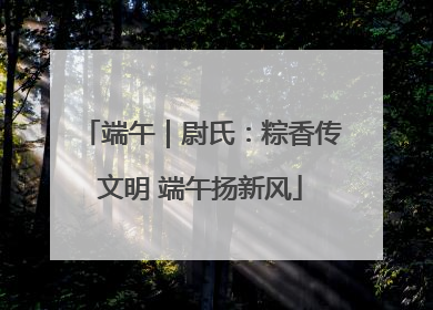 端午｜尉氏：粽香传文明 端午扬新风