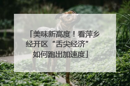 美味新高度！看萍乡经开区“舌尖经济” 如何跑出加速度