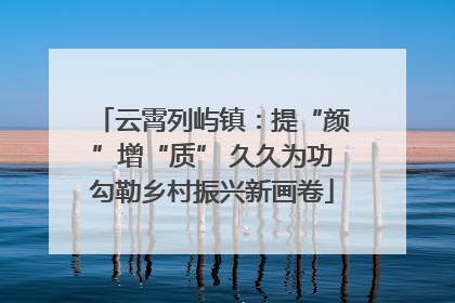 云霄列屿镇：提“颜”增“质” 久久为功勾勒乡村振兴新画卷