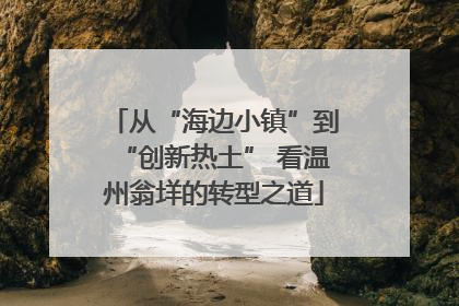 从“海边小镇”到“创新热土” 看温州翁垟的转型之道