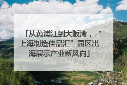 从黄浦江到大阪湾，“上海制造佳品汇”园区出海展示产业新风向