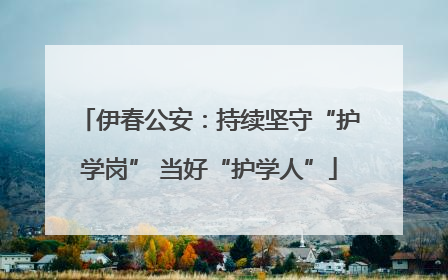 伊春公安：持续坚守“护学岗” 当好“护学人”