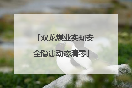 双龙煤业实现安全隐患动态清零