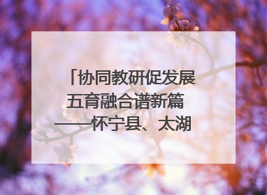 协同教研促发展 五育融合谱新篇——怀宁县、太湖县联合教研活动在月山镇中心学校成功举办