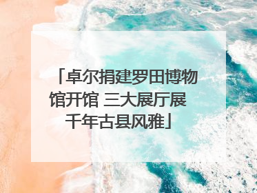 卓尔捐建罗田博物馆开馆 三大展厅展千年古县风雅