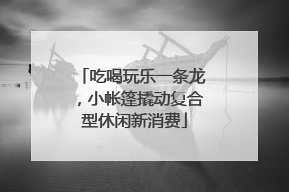 吃喝玩乐一条龙，小帐篷撬动复合型休闲新消费