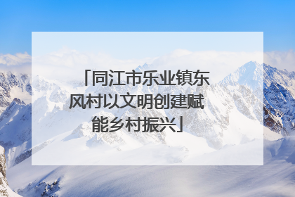 同江市乐业镇东风村以文明创建赋能乡村振兴