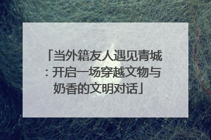 当外籍友人遇见青城：开启一场穿越文物与奶香的文明对话
