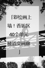彩绘画上墙！香坊区40个单元楼道变画廊