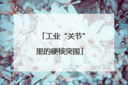 工业“关节”里的硬核突围