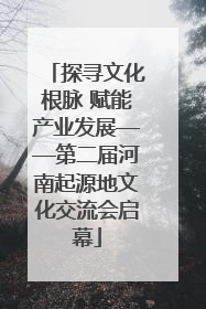 探寻文化根脉 赋能产业发展——第二届河南起源地文化交流会启幕