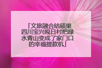 文旅融合结硕果 四川宝兴嘎日村把绿水青山变成了家门口的幸福提款机