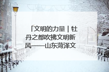 文明的力量｜牡丹之都吹拂文明新风——山东菏泽文明创建一线见闻