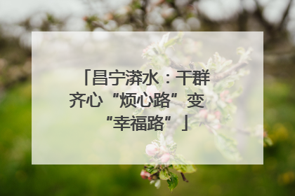 昌宁漭水：干群齐心“烦心路”变“幸福路”