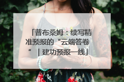 普布桑姆：续写精准预报的“云端答卷”｜建功预报一线