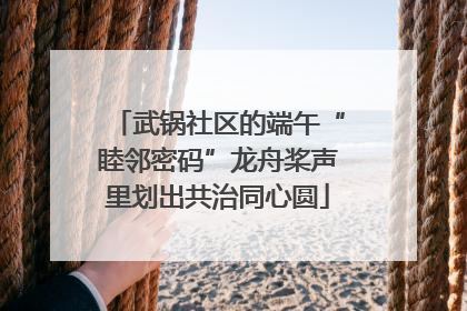 武锅社区的端午“睦邻密码”龙舟桨声里划出共治同心圆