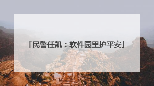 民警任凯：软件园里护平安