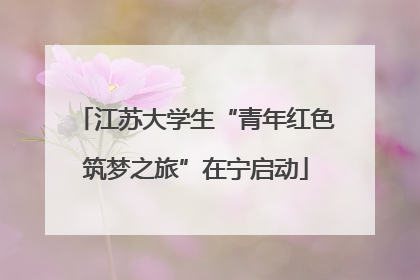 江苏大学生“青年红色筑梦之旅”在宁启动