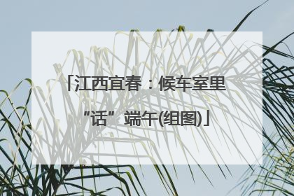江西宜春：候车室里“话”端午(组图)