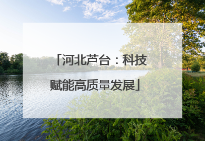 河北芦台：科技赋能高质量发展