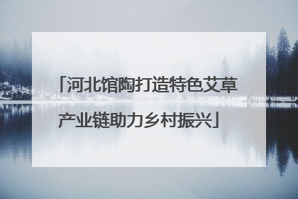 河北馆陶打造特色艾草产业链助力乡村振兴