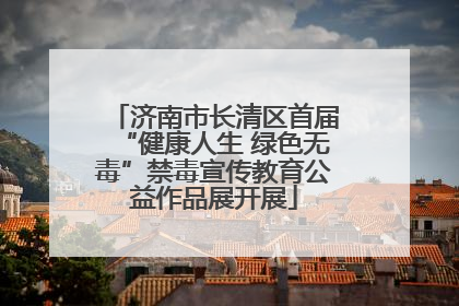 济南市长清区首届“健康人生 绿色无毒”禁毒宣传教育公益作品展开展