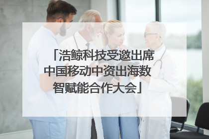 浩鲸科技受邀出席中国移动中资出海数智赋能合作大会