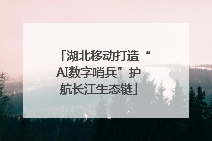 湖北移动打造“AI数字哨兵”护航长江生态链