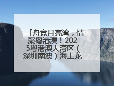 舟竞月亮湾，情聚粤港澳！2025粤港澳大湾区（深圳南澳）海上龙舟赛正式开赛！_深圳新闻网