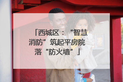 西城区：“智慧消防”筑起平房院落“防火墙”