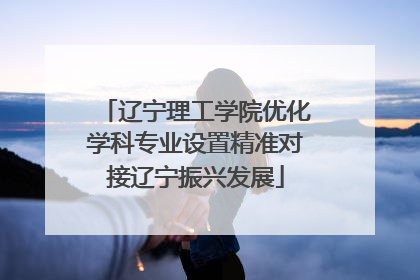 辽宁理工学院优化学科专业设置精准对接辽宁振兴发展