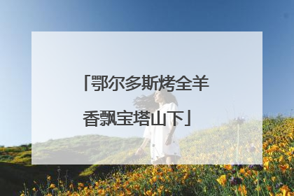 鄂尔多斯烤全羊香飘宝塔山下