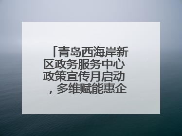 青岛西海岸新区政务服务中心政策宣传月启动，多维赋能惠企便民服务升级