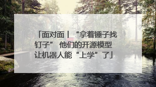 面对面丨“拿着锤子找钉子” 他们的开源模型让机器人能“上学”了