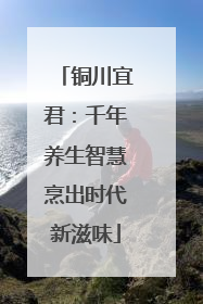 铜川宜君：千年养生智慧烹出时代新滋味