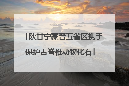 陕甘宁蒙晋五省区携手保护古脊椎动物化石