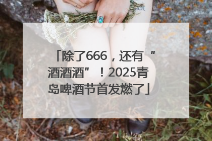 除了666，还有“酒酒酒”！2025青岛啤酒节首发燃了