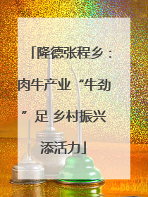 隆德张程乡：肉牛产业“牛劲”足 乡村振兴添活力