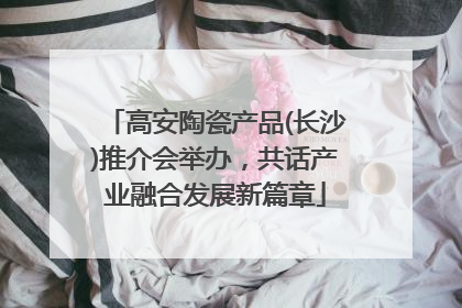 高安陶瓷产品(长沙)推介会举办，共话产业融合发展新篇章