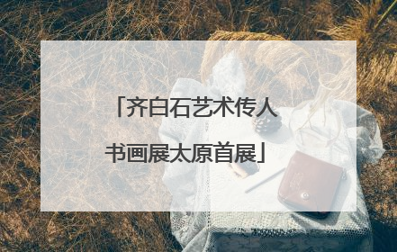 齐白石艺术传人书画展太原首展