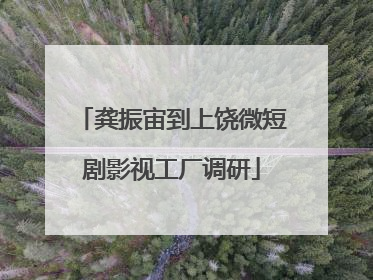 龚振宙到上饶微短剧影视工厂调研