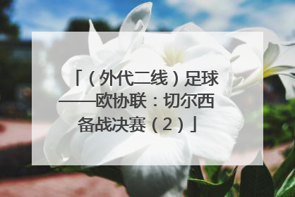 （外代二线）足球——欧协联：切尔西备战决赛（2）
