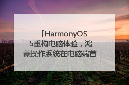 HarmonyOS 5重构电脑体验，鸿蒙操作系统在电脑端首次亮相丨新经济观察